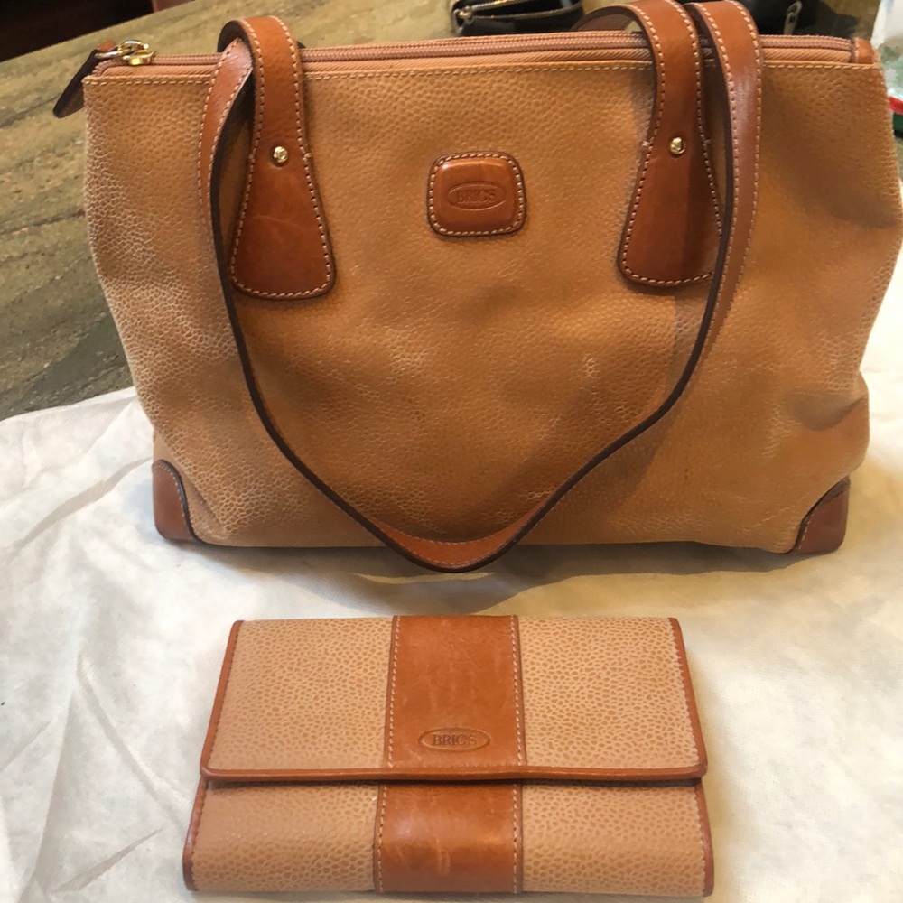 BRIC’s PELLE BOVINA COW LEATHER BAG & WALLET